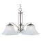 Maxim Lighting Aurora 3-Light 22.5" Wide Satin Nickel Chandelier 20094FTSN - alternate 1